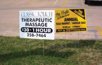 Custom Business Bandit Sign