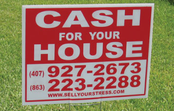 One Color Bandit Sign