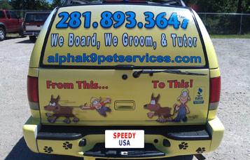 Custom Car Signs