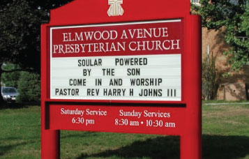 Church Signs - Changeable Message