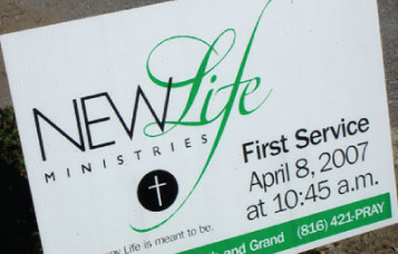 Church Signs - Yard Sign