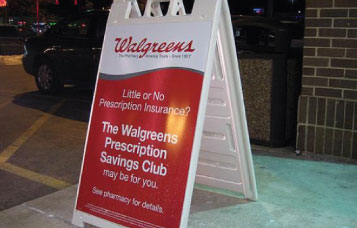 Plastic Sidewalk Signs