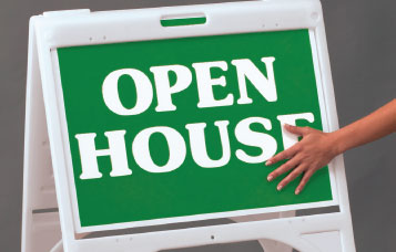 Open House Sidewalk Sign
