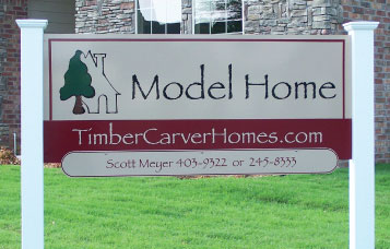 Post & Panel Real Estate Sign
