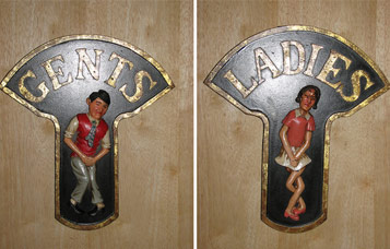 Restroom Signs - 3D