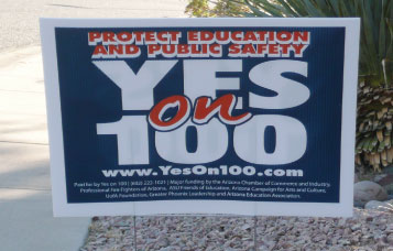 Vote Signs With Stakes