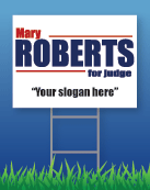 Political Yard Sign Templates